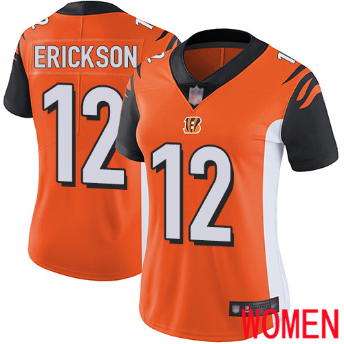 Cincinnati Bengals Limited Orange Women Alex Erickson Alternate Jersey NFL Footballl #12 Vapor Untouchable
